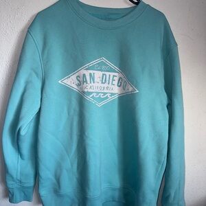 San Diego Graphic Sweater - Teal